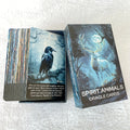 Animal Oracle Cards, Animal Tarot Cards, Animal Information, Tarot Cards with Keywords, Fortune Telling Toy, 4.72x2.76inch, 52 Cards