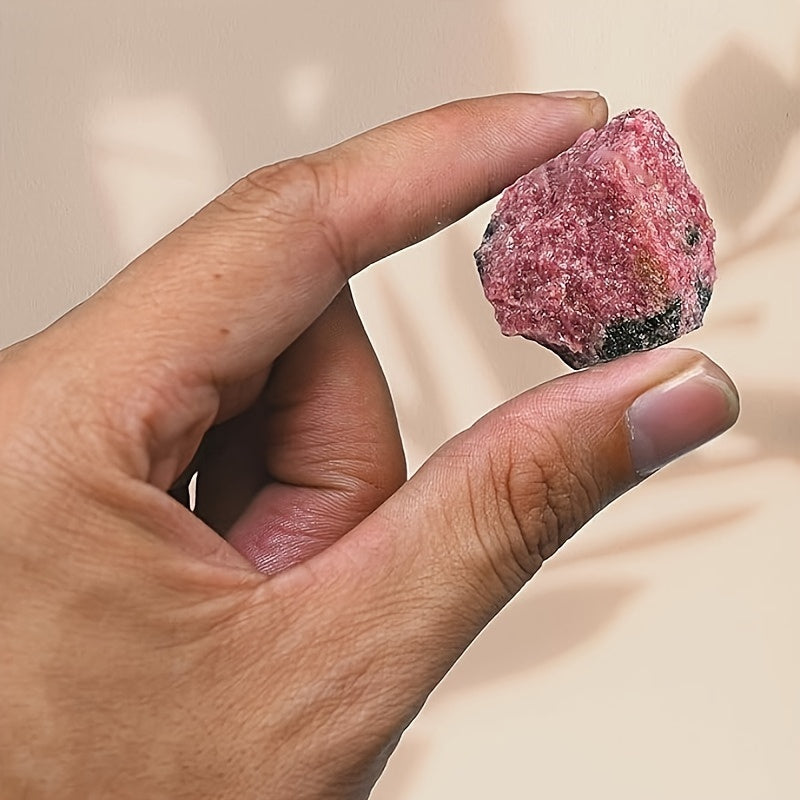 1pc/3pcs/5pcs Rhodonite Raw Stone and Stone, for Rolling and DIY Raw Stone and Crystal Natural Rock, Spiritual Crystal