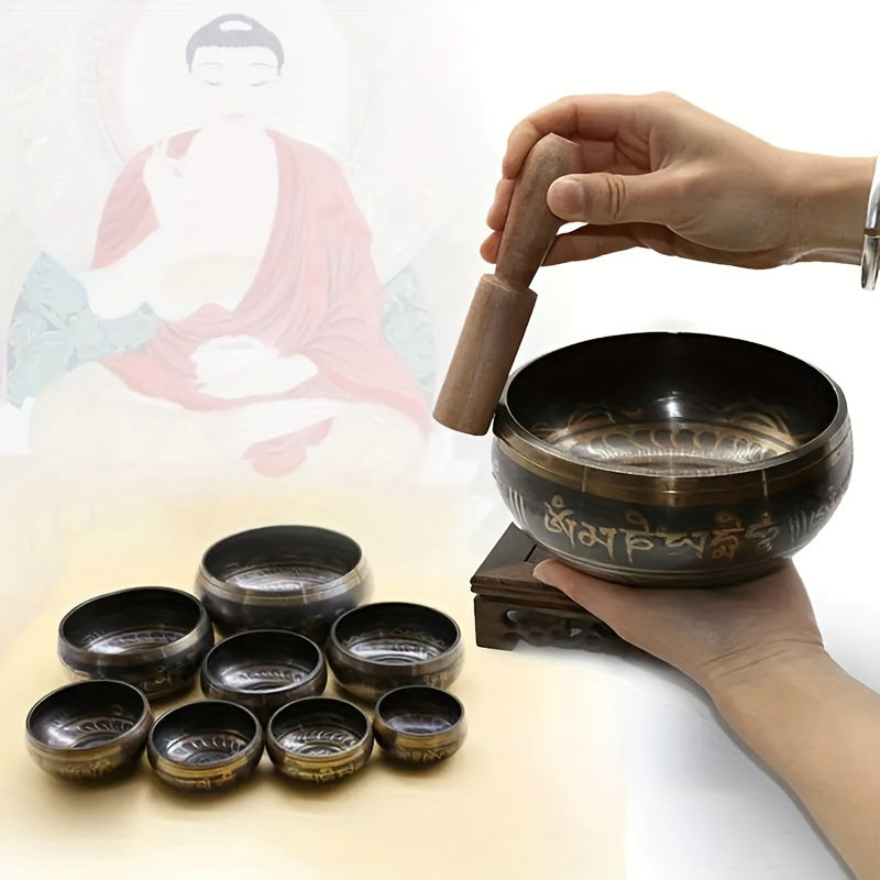Singing Bowl Set Sound Bowl For Yoga, Chakra Healing, Mindfulness, And Unique Spiritual Gifts For Women And Men Eid Al-Adha Mubarak