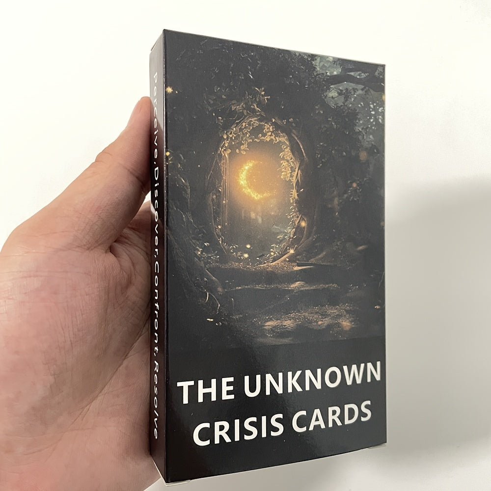 Unknown Crisis Oracle Cards, Prophecy Tarot Deck, Clarity Cards, Fortune Telling Toys, Taro For Beginners With PDF Guidebook, 12x7cm Cards