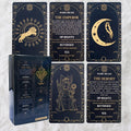 78-Card Tarot Deck for Beginners with Meanings - Pocket-Sized Divination Cards, Fortune Telling Party Game for Ages 14+ - Durable Paper Material, Guide Included