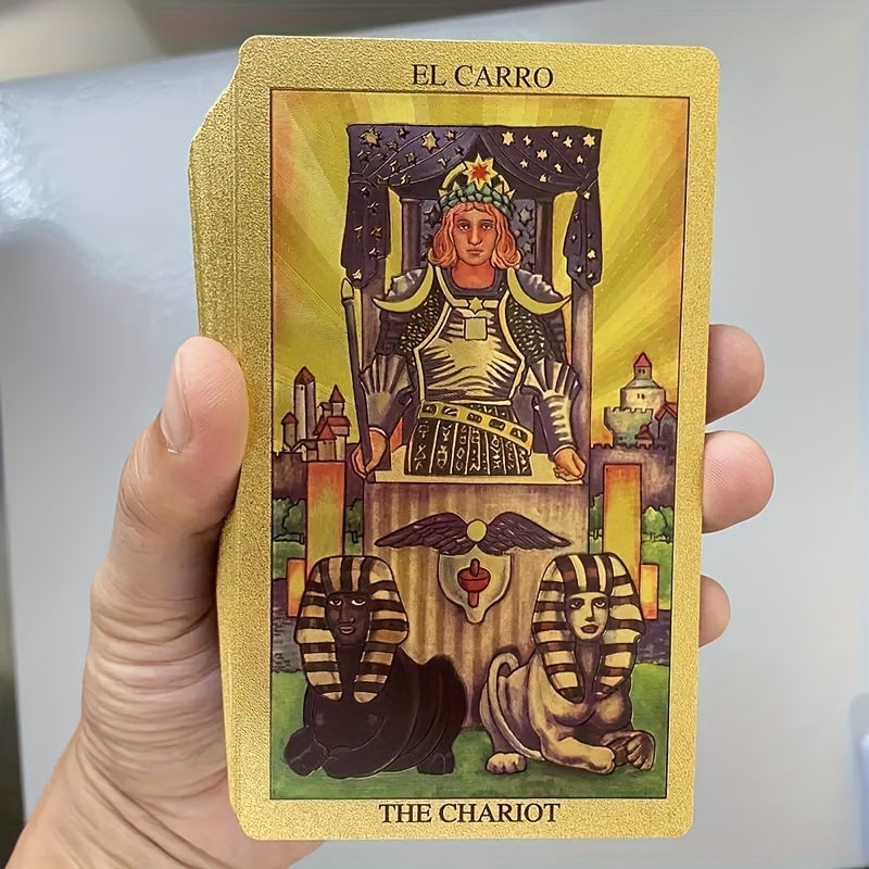 Tarot Divination Cards For Beginners, English, 4.72x2.76inch, With Guide In Languages, Tarot Cards
