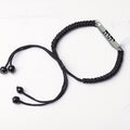 Divine Hebrew Four Character Hand Woven Adjustable Bracelet - 1pc God Jehovah Jewish Amulet Gift for Men and Women - Religious Christmas Gift