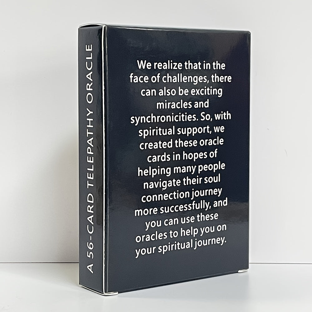 Tarot Deck Featuring 56 Cards with Meanings And Keywords, Designed for Prophecy And Divination, Known As The Telepathy Oracle Clarity Cards