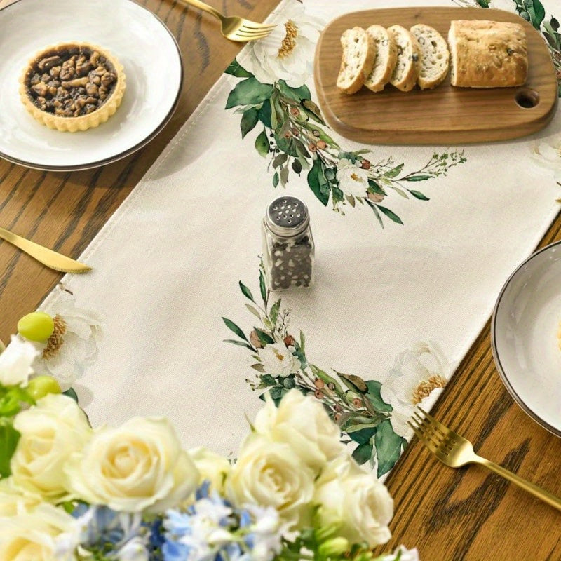 Passover 1pc, Hexagonal Star Flower Passover Table Flag, Jewish Spring Festival Kitchen and Dining Table Decoration, Suitable for Indoor Outdoor Family Gathering Decorations