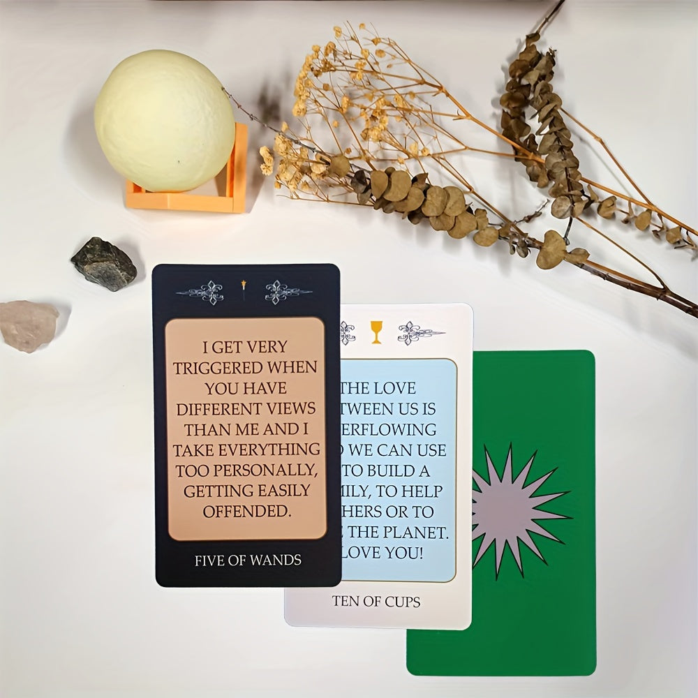 Light and Shadow Messages Tarot Cards: Pocket-Sized Divination Deck for Teens and Adults