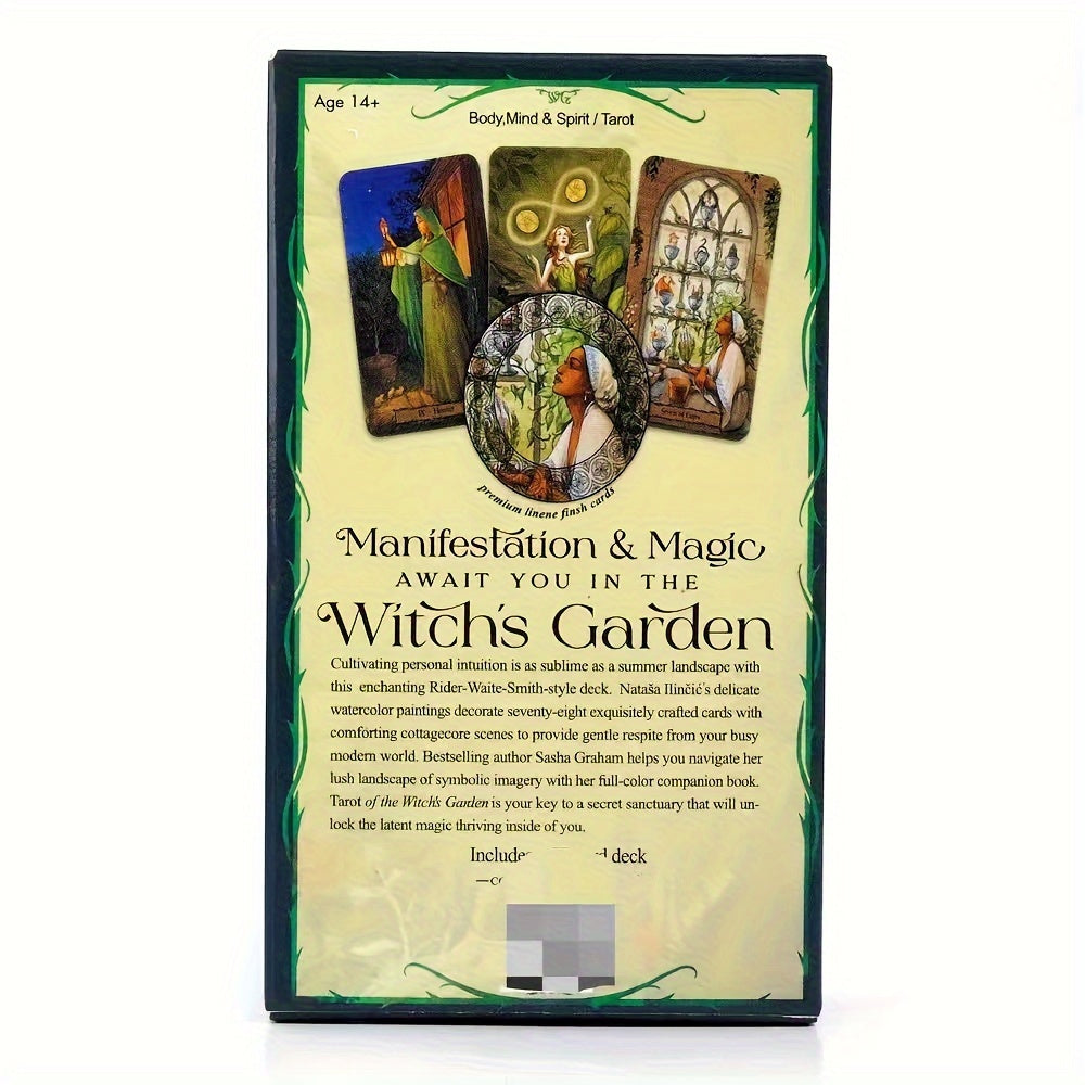 Tarot of The Witch's Garden 10.5x7 Wight System 78 Cards