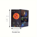 Crystal Healing & Planet Oracle Cards Deck - 60 Card Stock Divination Cards with Guidebook for Astrology & Energy Work, Educational Tarot Game for Adults, Teens 14+