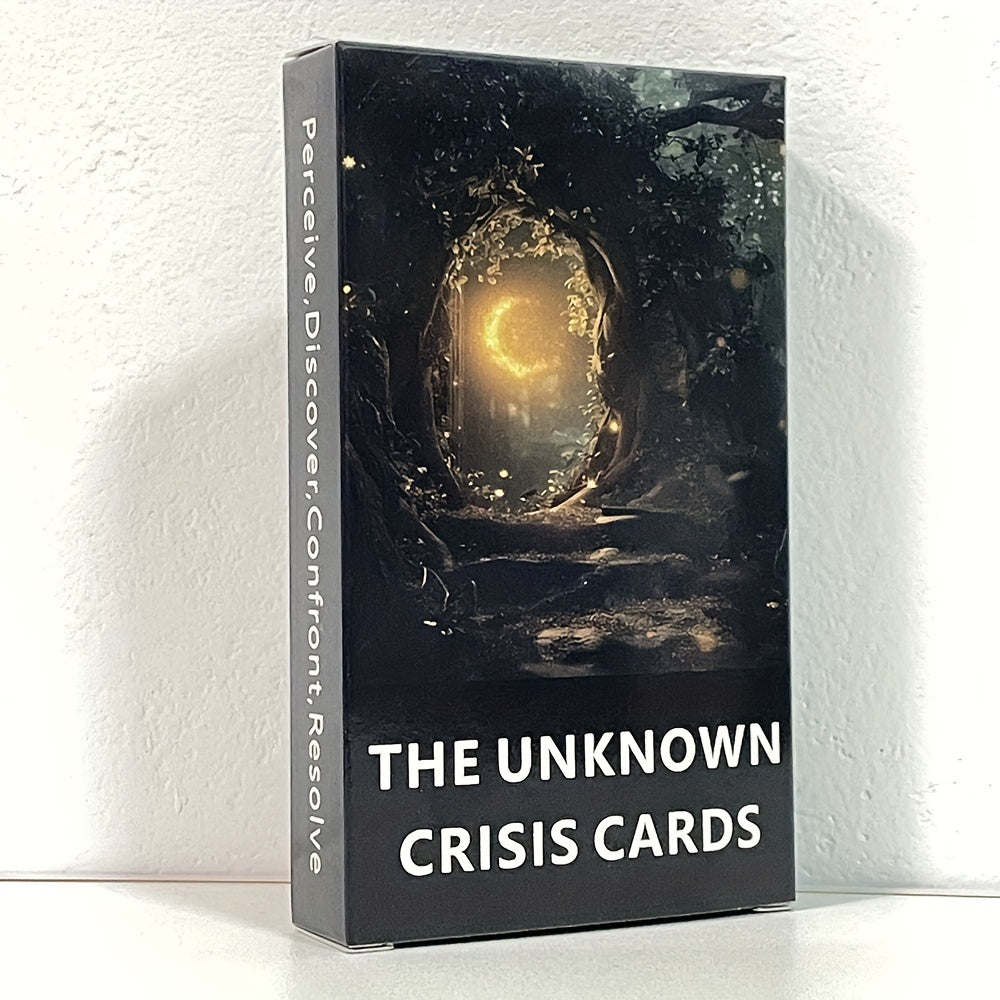 Unknown Crisis Oracle Cards, Prophecy Tarot Deck, Clarity Cards, Fortune Telling Toys, Taro For Beginners With PDF Guidebook, 12x7cm Cards