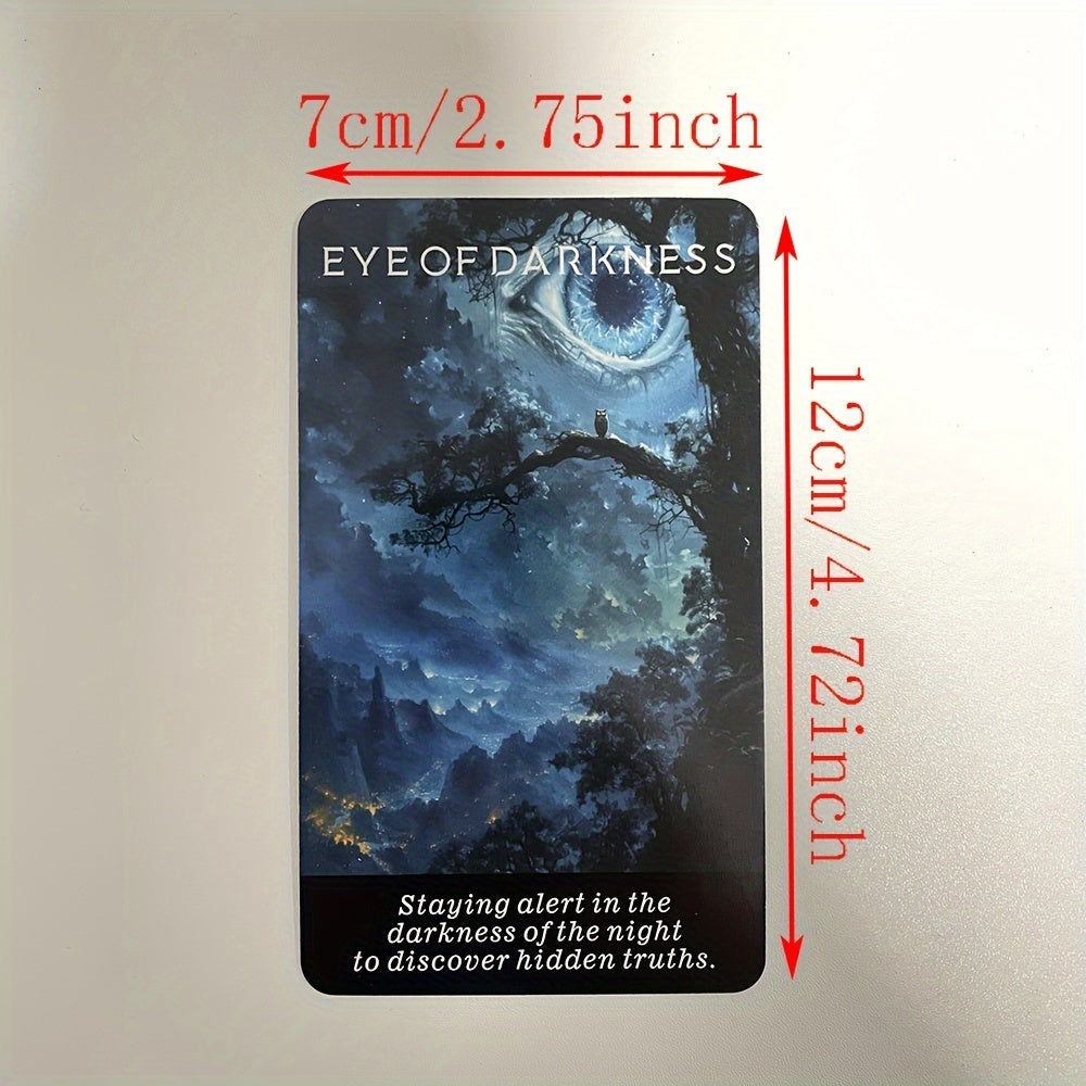 Unknown Crisis Oracle Cards, Prophecy Tarot Deck, Clarity Cards, Fortune Telling Toys, Taro For Beginners With PDF Guidebook, 12x7cm Cards