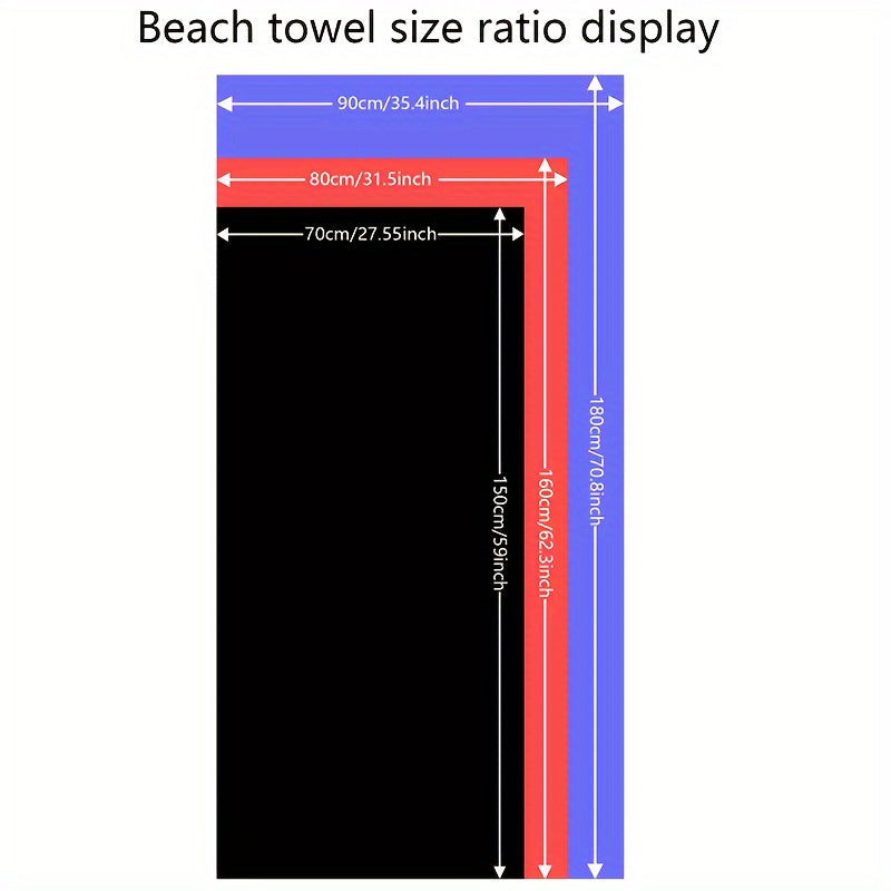 Vibrant Bohemian Skull Tarot Beach Towel - Soft, Quick-Dry, Super Absorbent, 100% Polyester Knit Fabric, High Color Fastness, Oblong Shape, Cartoon Theme, 240gsm, Ideal for Swimming, Bath, Camping, Unisex