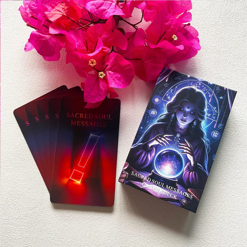 Sacred Soul Oracle Cards Deck, Higher Self Messages Oracle Cards, Tarot Cards For Beginners, Oracle Deck Combines Art, Intuition, And Ancient Wisdom To Show You The Way Forward