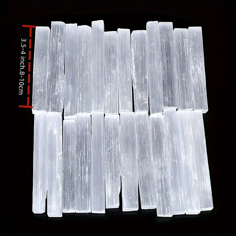 30pcs Natural Selenium Crystal Rods And Selenous Acid Rods, Used for Tarot Tools, Furniture Decorative Ornaments, Witchy Home Decor, Crystal Figurines, And Knick Knacks, Oddities And Curiosities.