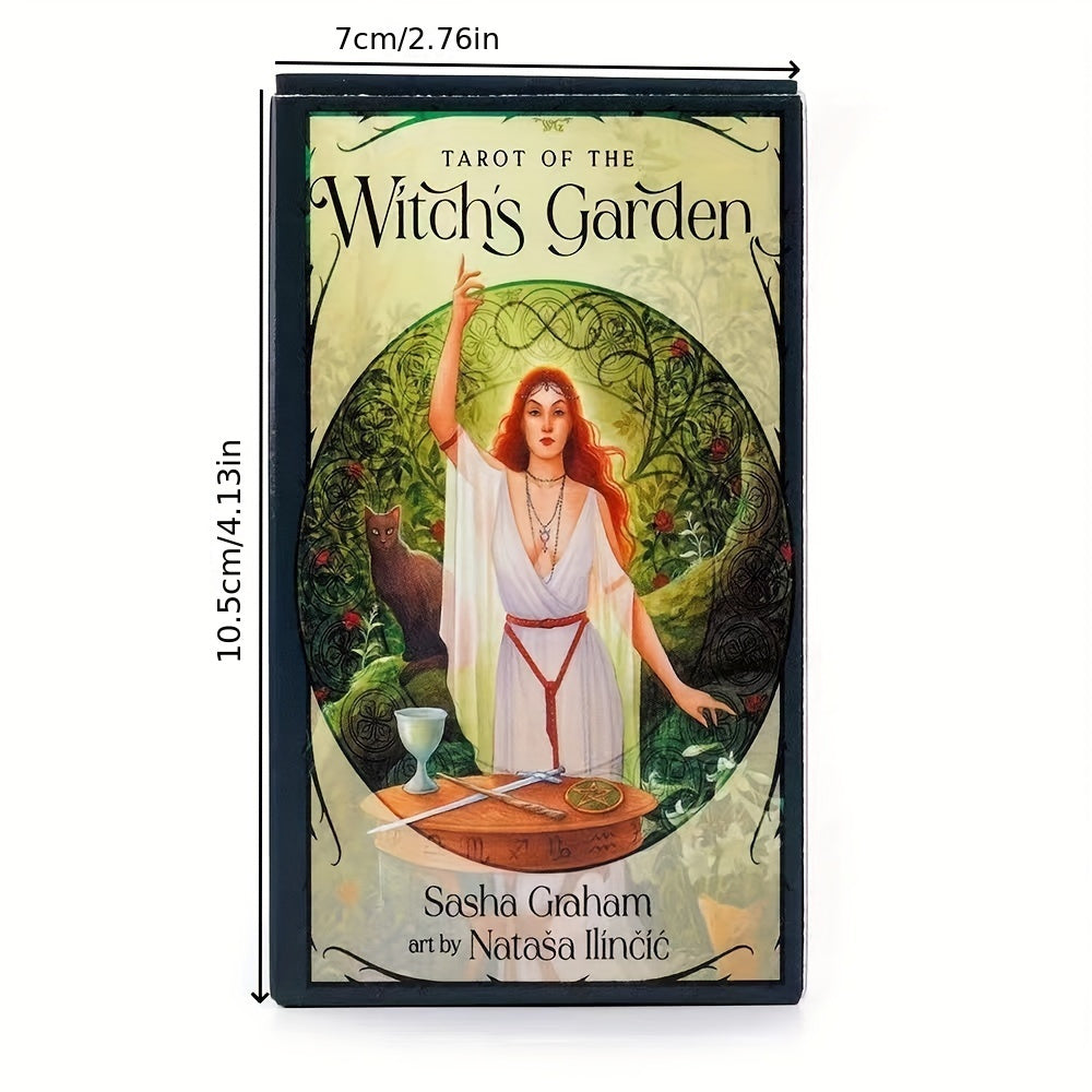Tarot of The Witch's Garden 10.5x7 Wight System 78 Cards