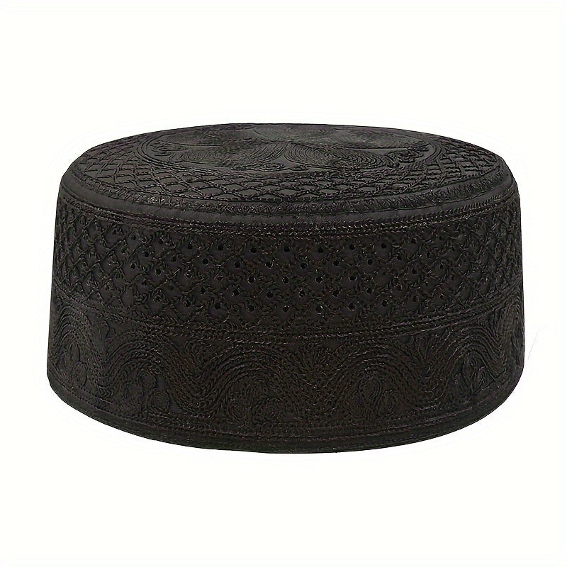 1pc Exquisite Mens Traditional Muslim Eid Hat - Perfect for Celebrations, Inspired by Middle Eastern Culture, Popular in Saudi Arabia and Beyond