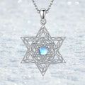 Star of David Necklace Birthday Gift for Women Sterling Silvery Magen Star of David Messianic Jewish Jewelry Birthday Gift for Women
