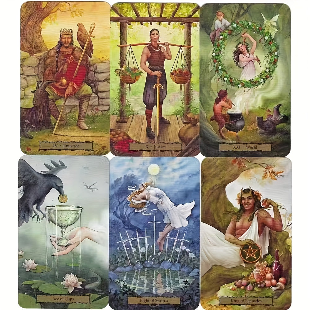 Tarot of The Witch's Garden 10.5x7 Wight System 78 Cards