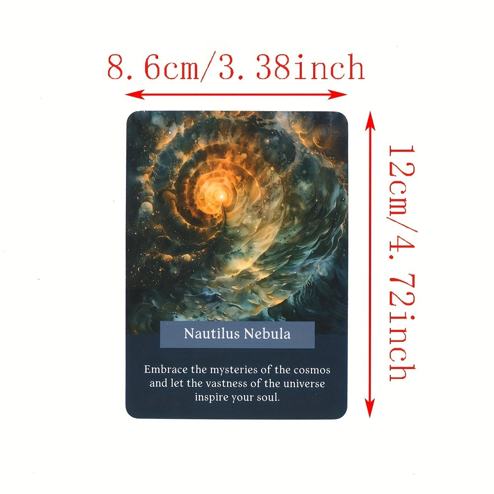 Ocean of Wisdom Oracle Cards - Large 4.72" x 3.38" Tarot Deck, 46-Card Set for Fortune Telling & Prophecy, English Keywords