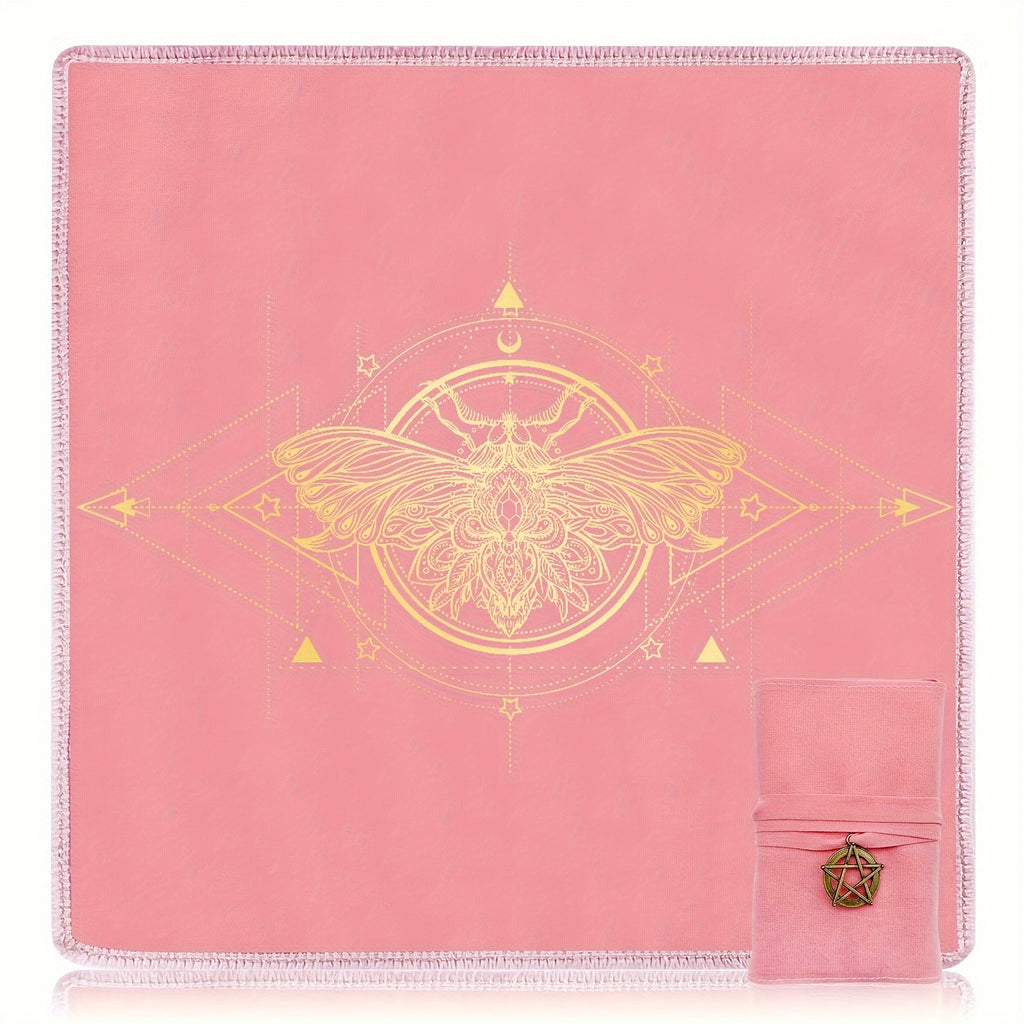 Altar Tarot Card Cloth - Velvet Tarot Divination Tablecloth With Tarot Carrying Bag