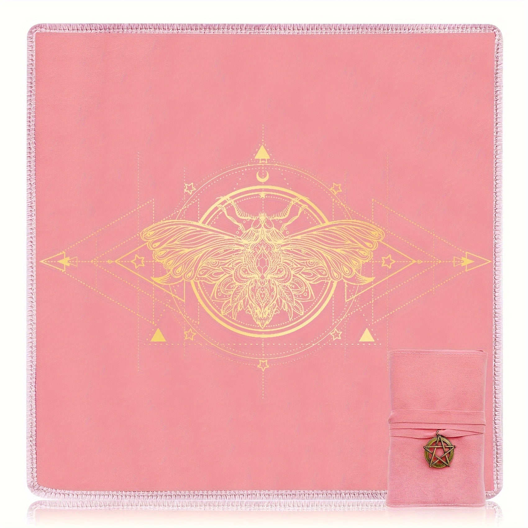 Altar Tarot Card Cloth - Velvet Tarot Divination Tablecloth With Tarot Carrying Bag