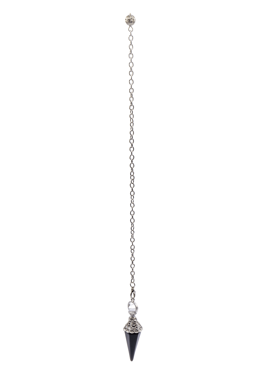 Ornate Onyx Crystal Pendulum