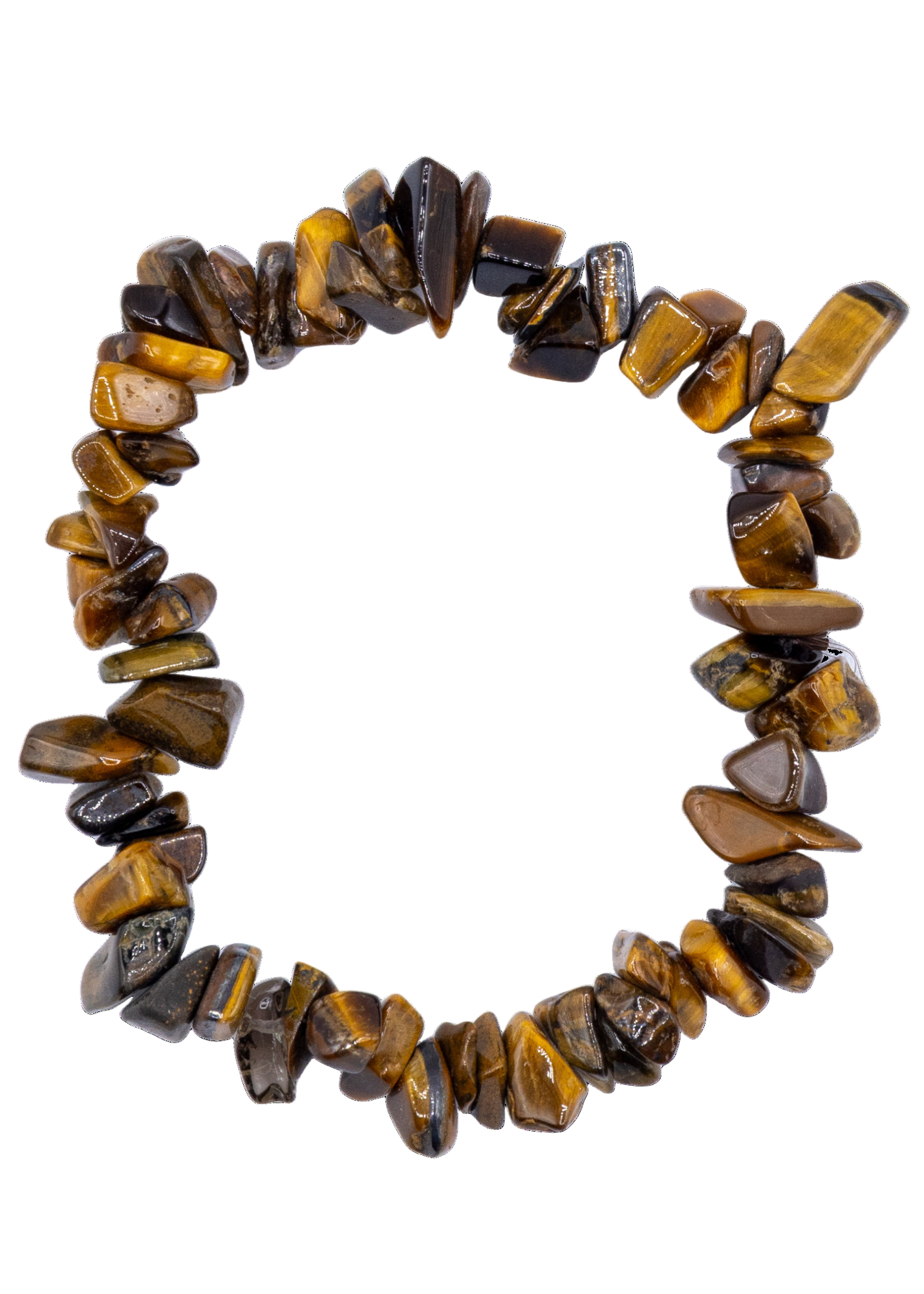 Tigers Eye Chip Stretch Bracelet